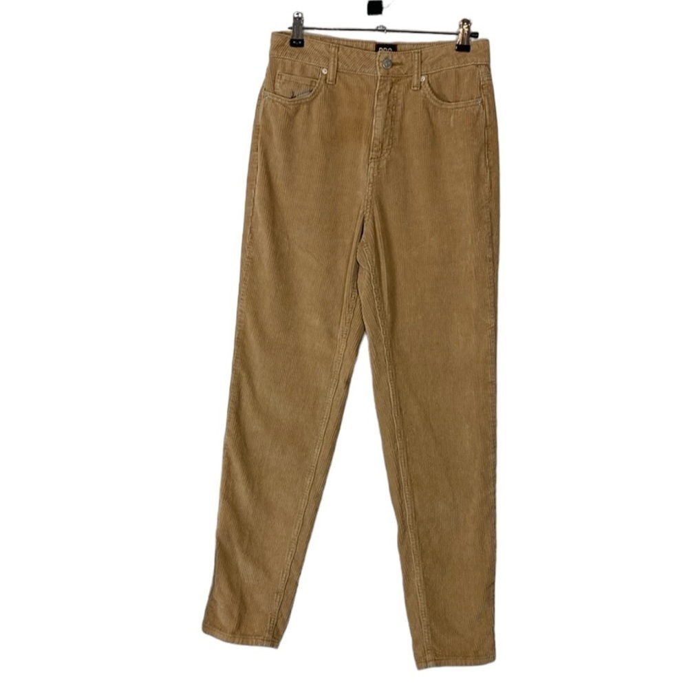 BDG tan corduroy high rise mom pants